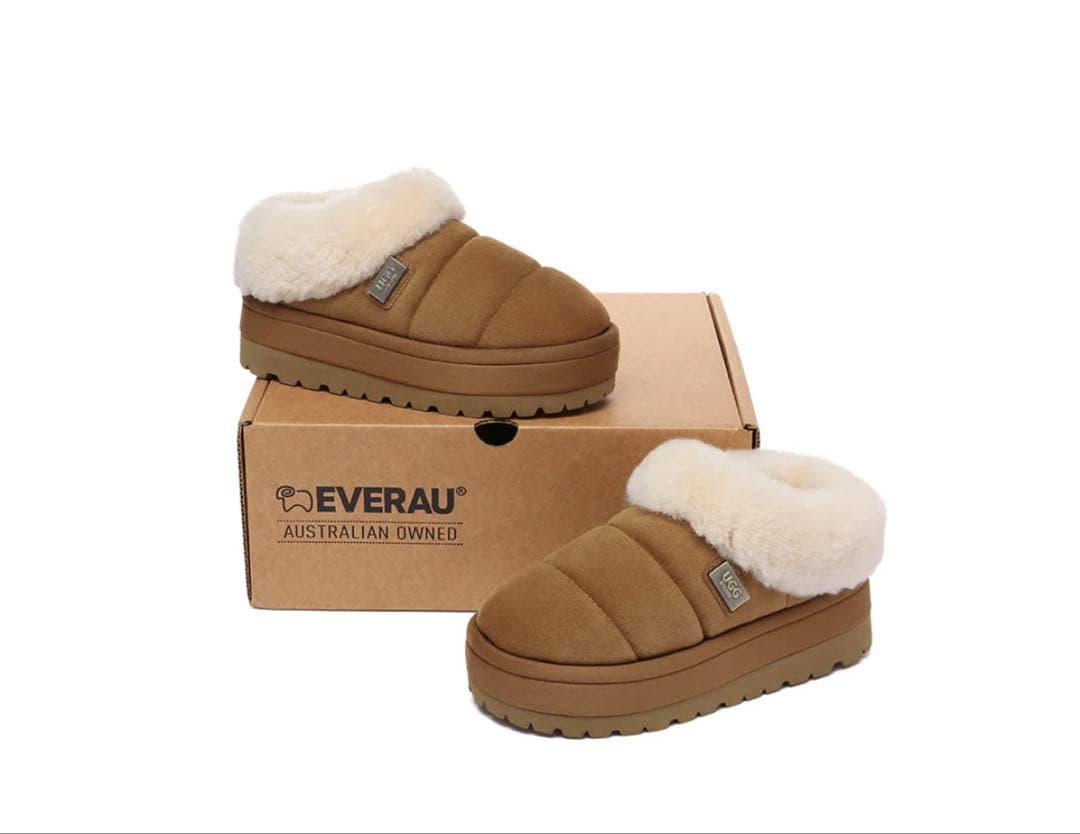 は*。様 新品　UGG エクスプレス　ムートンブーツ　厚底　EU37