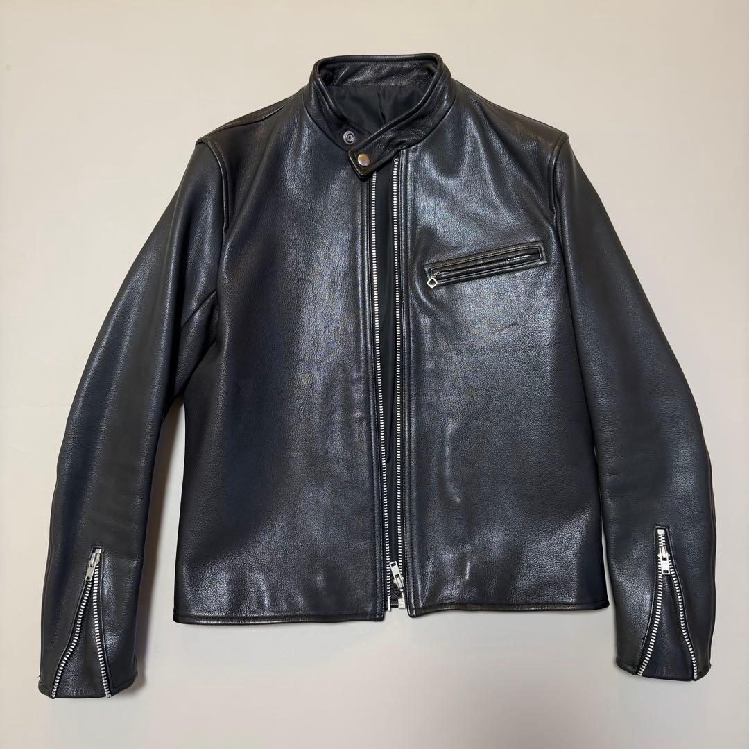 scye シングルライダースジャケット ゴートレザー 山羊革