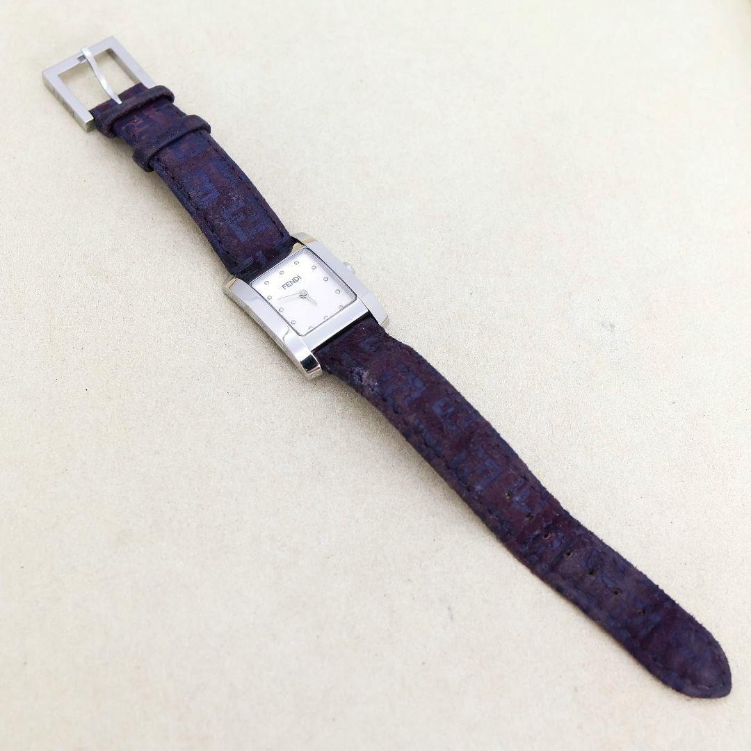 稼働 FENDI 腕時計 7000L シェル文字盤 純正レザーベルト 1703