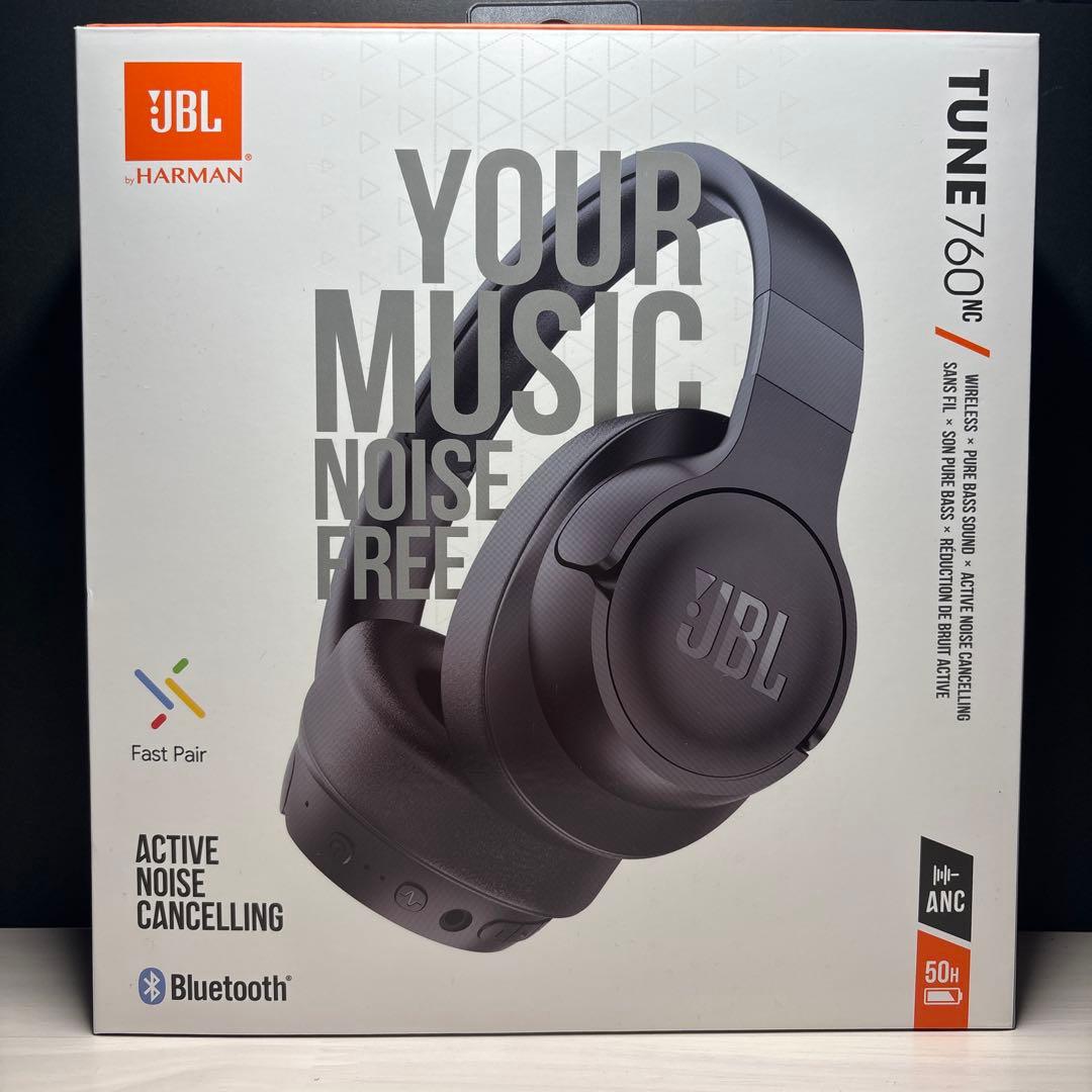JBL TUNE760NC ワイヤレスヘッドホン ヘッドフォン ブラック 黒