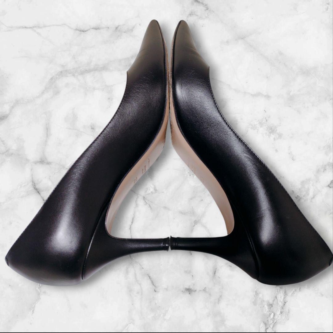 美品✨PELLICO レザー アニマ ポインテッドトゥ パンプス 黒 ヒール