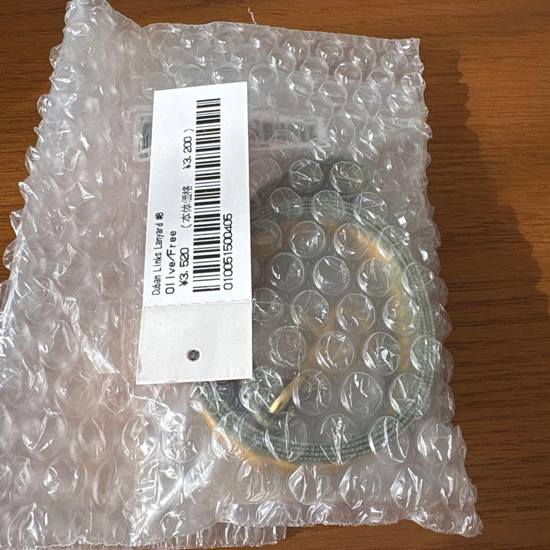 Supreme Cuban Links Lanyard Oliveカラー 新品