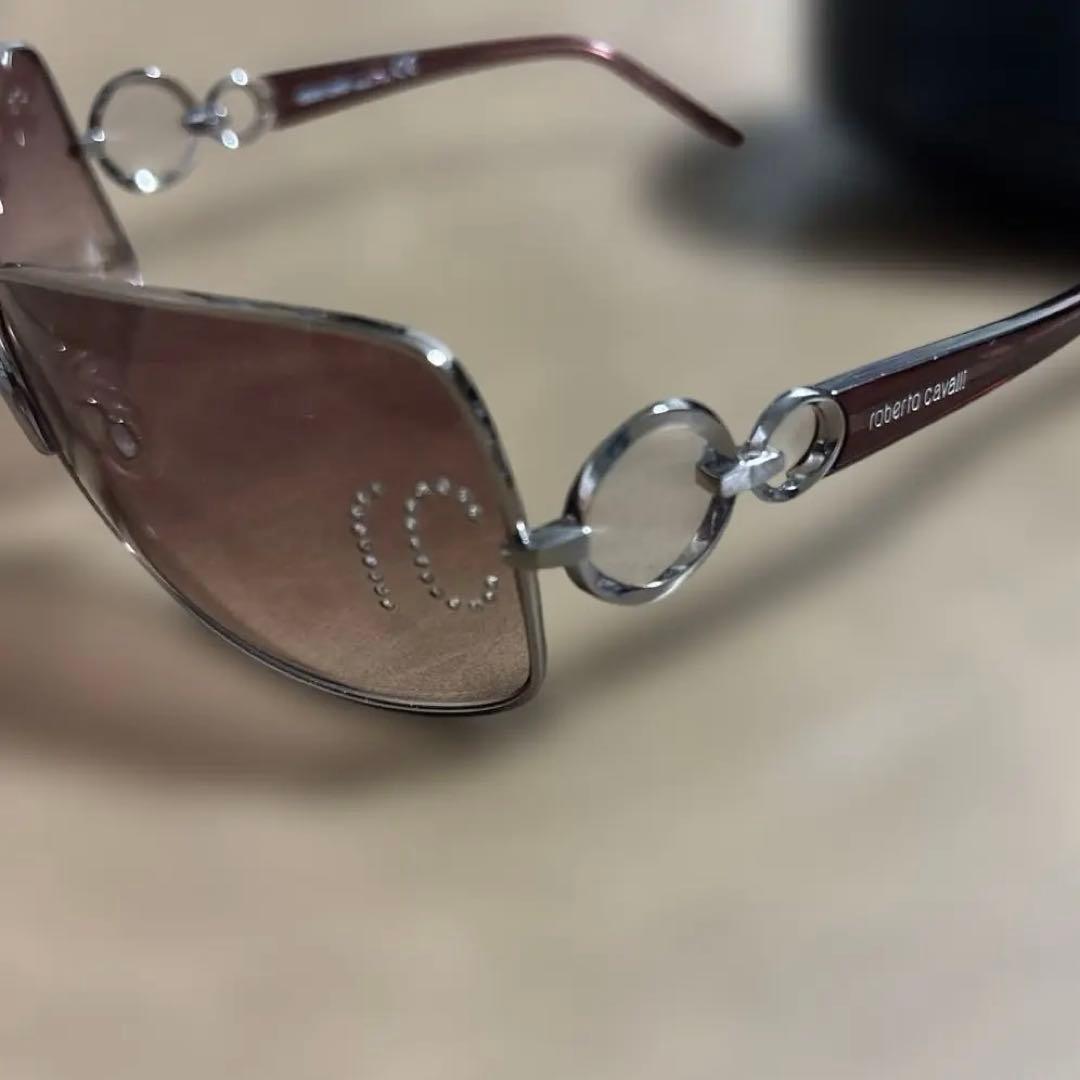 roberto cavalli サングラス グレイスボルドーレンズ ケース付き