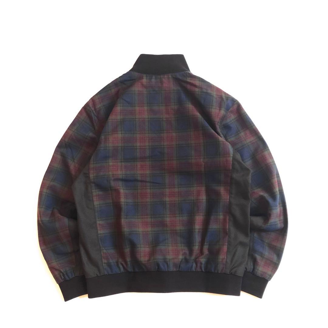 FRED PERRY タータン チェック ジップ スルー ジャケット ブルゾン