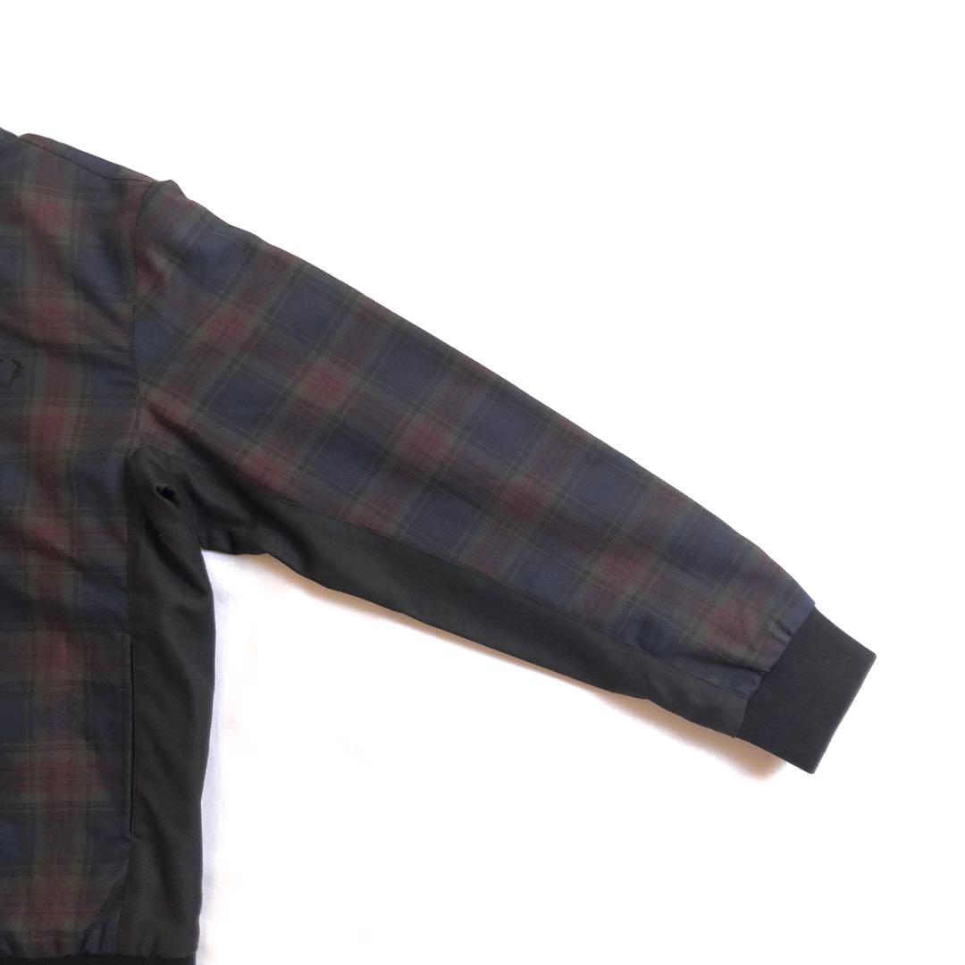 FRED PERRY タータン チェック ジップ スルー ジャケット ブルゾン