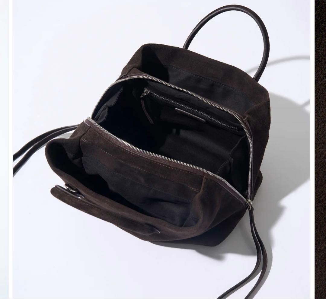 バッグ A.subjjject Suede Boston square bag S