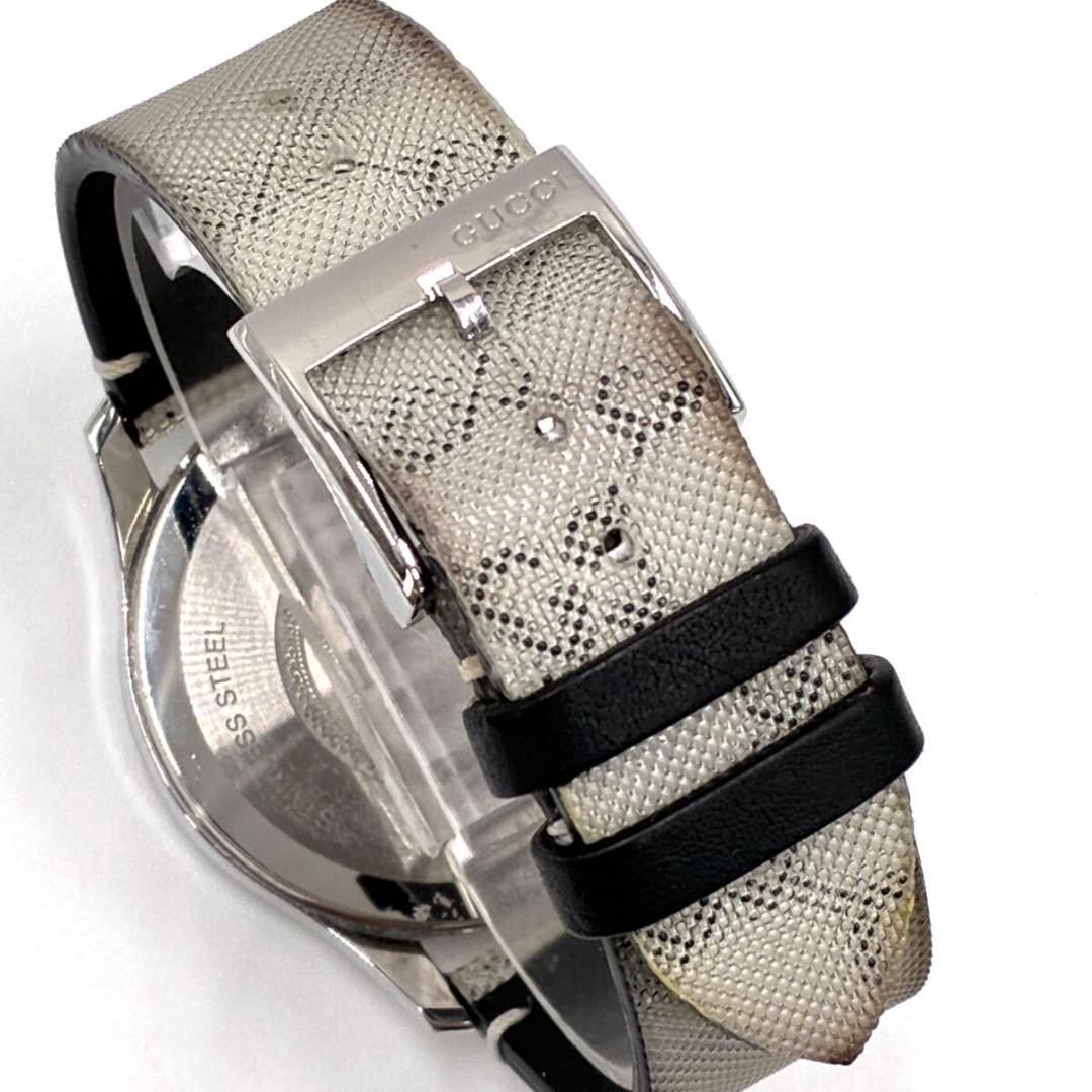 美品 GUCCI グッチ 腕時計 Gタイムレス ホログラム シルバー ホワイト