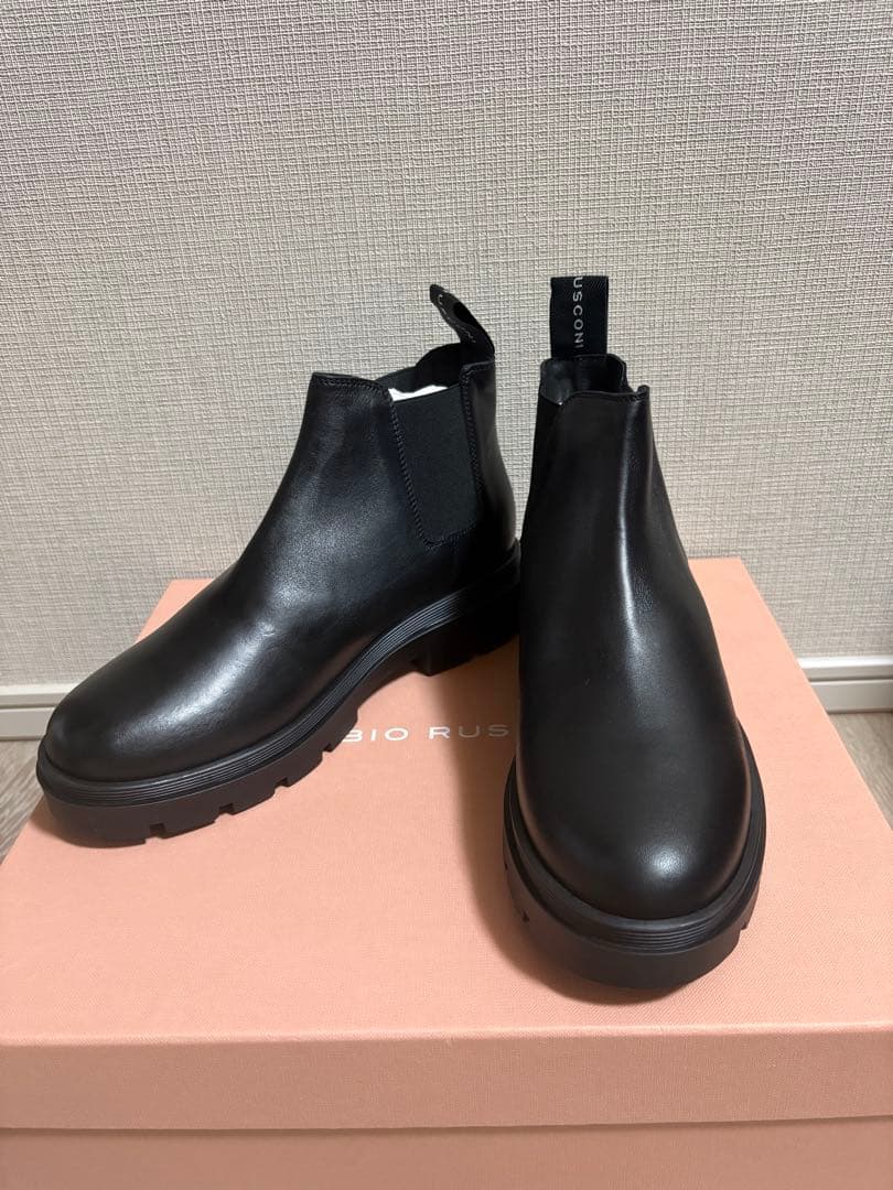 【新品未使用】ファビオルスコーニ　サイドゴアブーツ