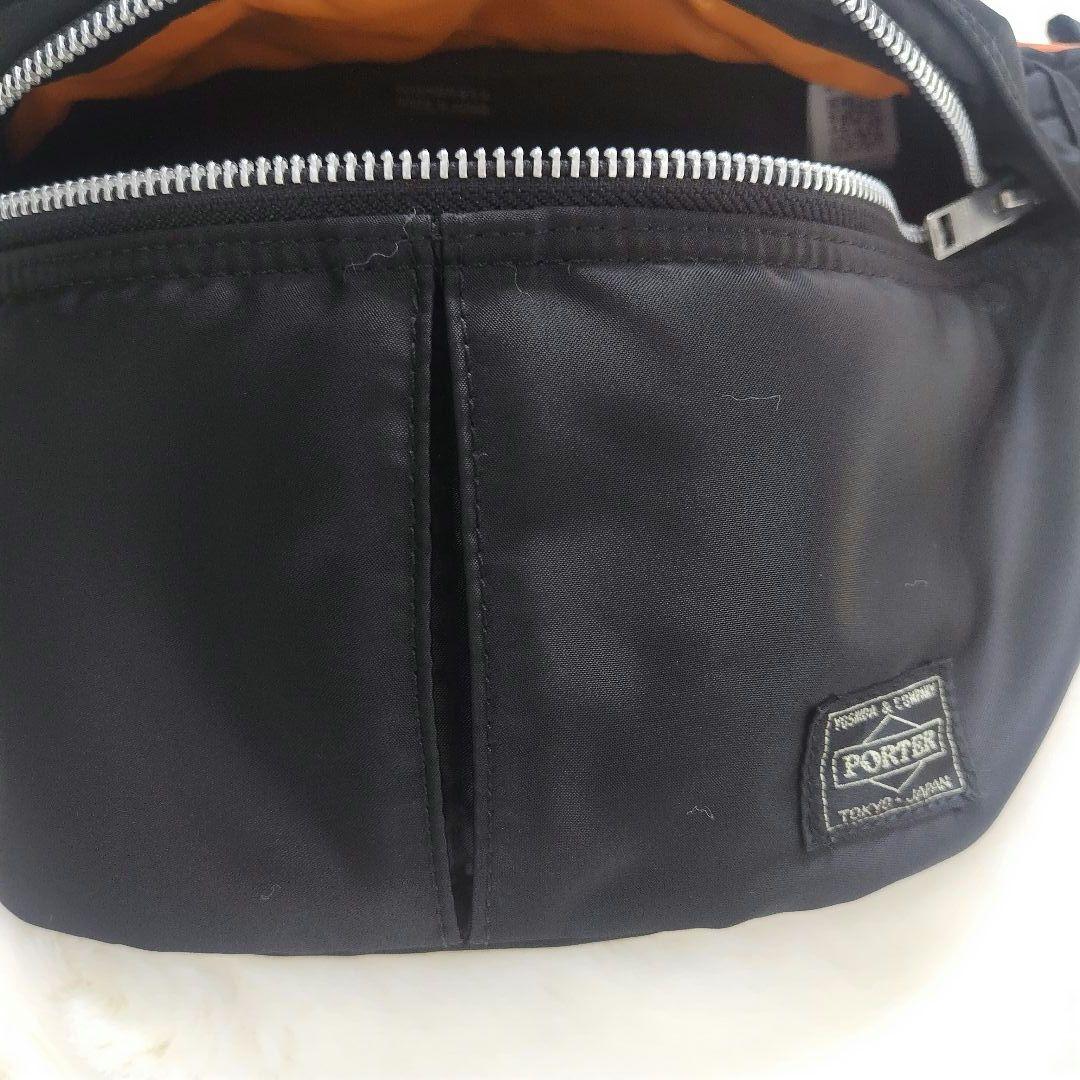 【未使用級】PORTER タンカーボディバッグ ブラック　QRコード付き