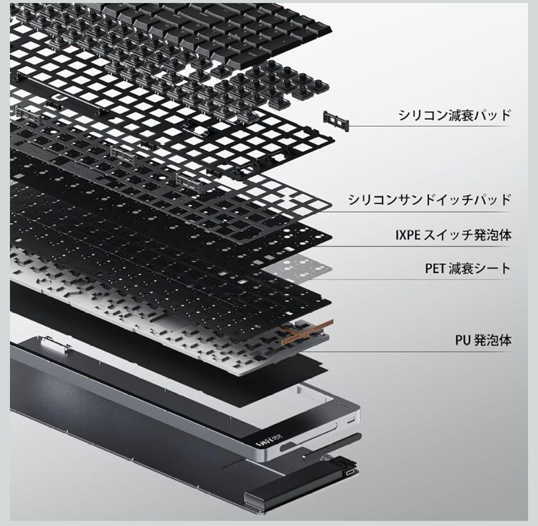 【新品同様】lofree FLOW2 US配列キーボード 本体