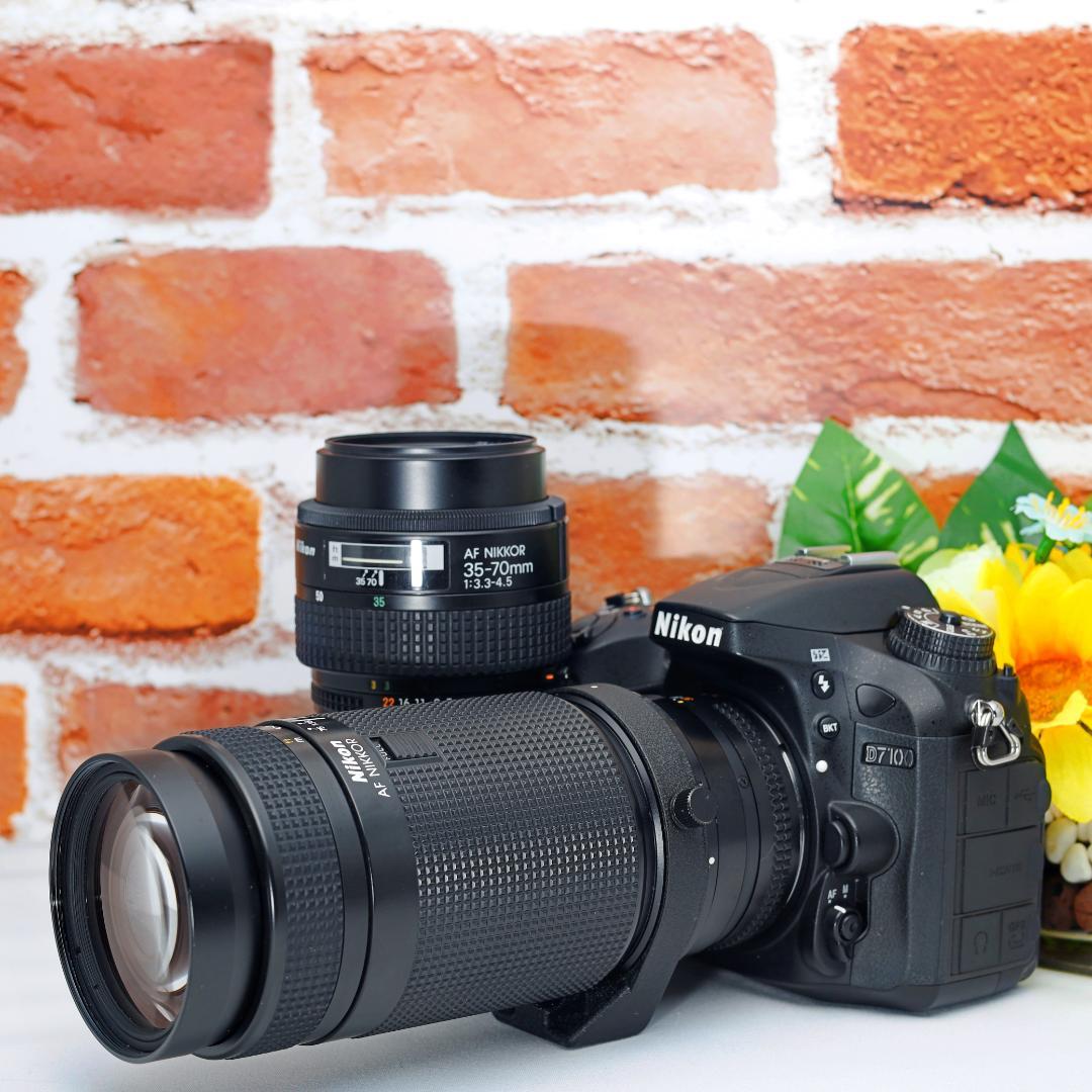✨元箱付き✨超望遠搭載✨Nikon D7100✨ダブルレンズ✨高速連写✨ニコン✨
