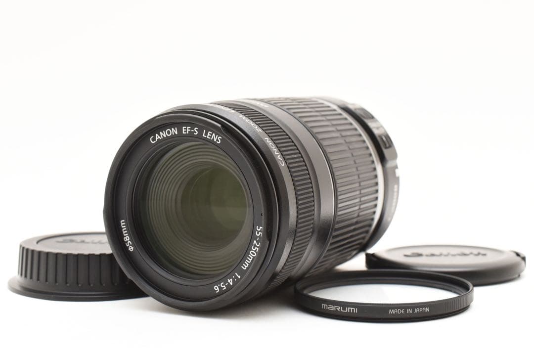 美品　Canon EF-S 55-250mm IS ズームレンズ キャノン 望遠