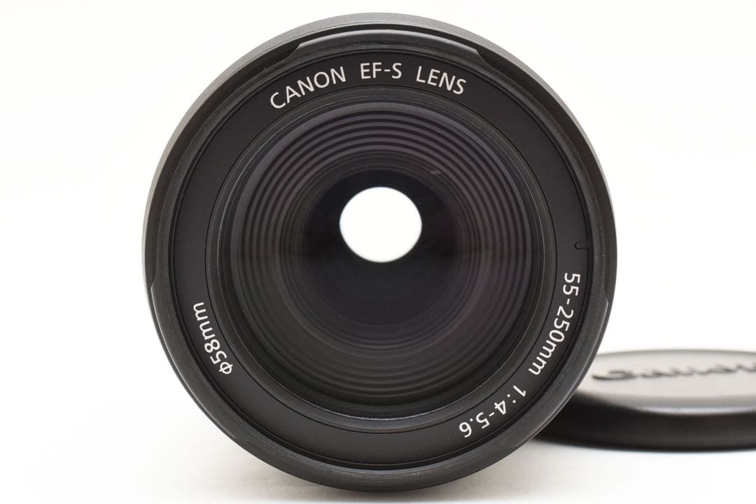 美品　Canon EF-S 55-250mm IS ズームレンズ キャノン 望遠