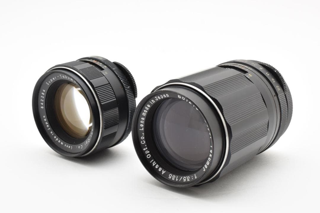◎前期型2本セット◎ Super Takumar 55mm 135mm C086