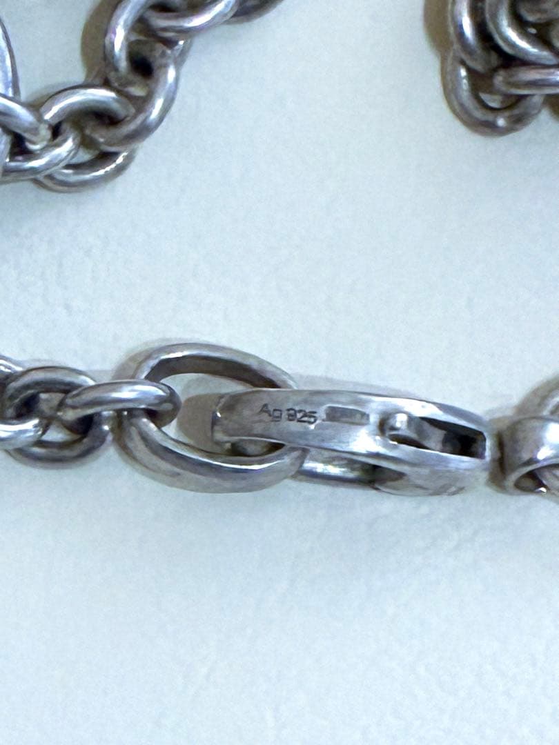 GUCCI GGロゴ SILVER925 チェーンネックレス