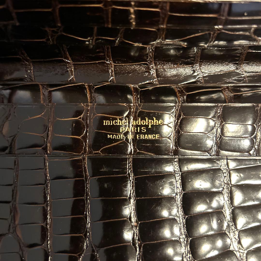 micheladolphe 長財布 ブラウン