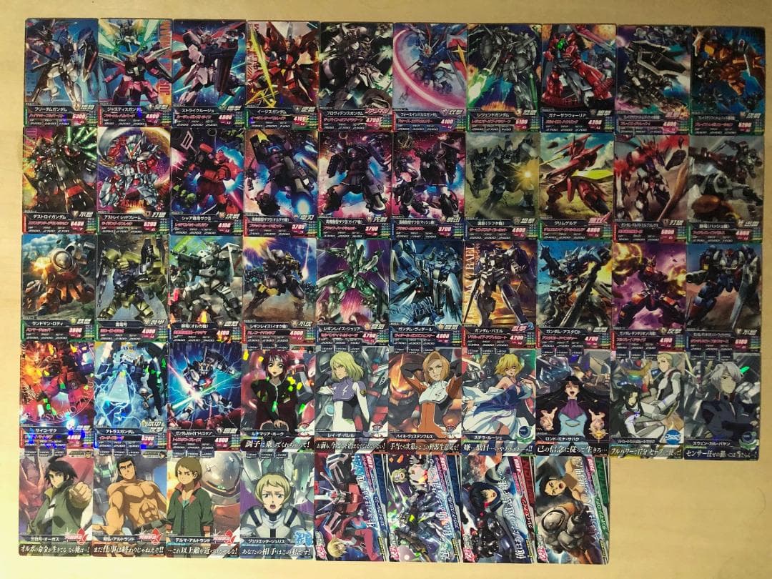 ガンダムトライエイジ　VS1～VS5　243種243枚　レア・コモン　フルコンプ