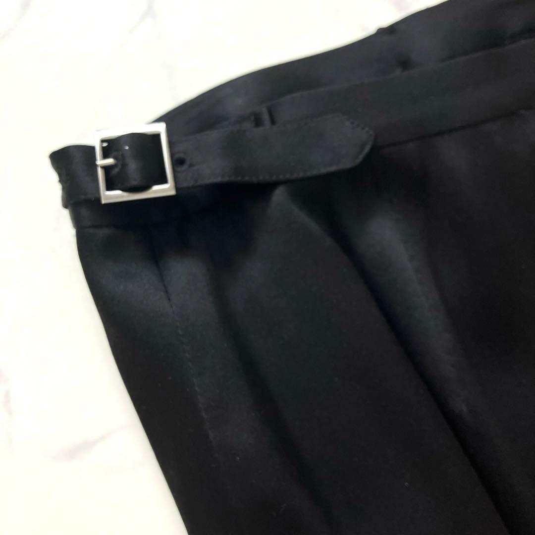 上品艶✨ラルフローレン シルク100％ サテン ロングスカート 美シルエット