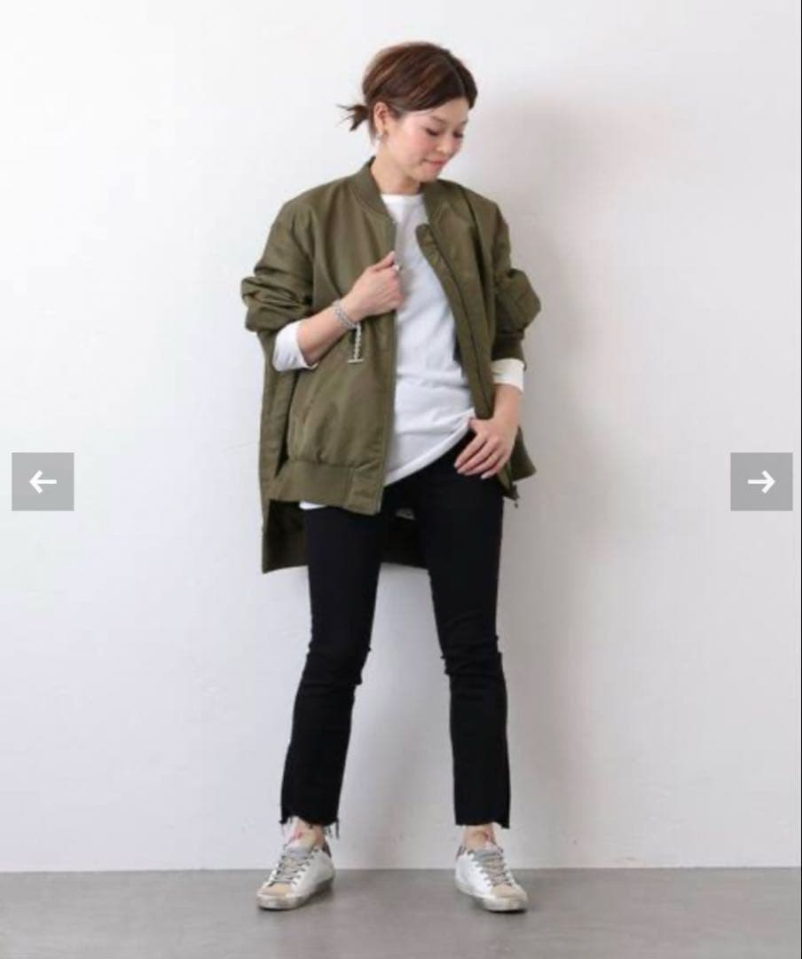 Deuxieme Classe MOTHER INSIDER CROP デニム黒