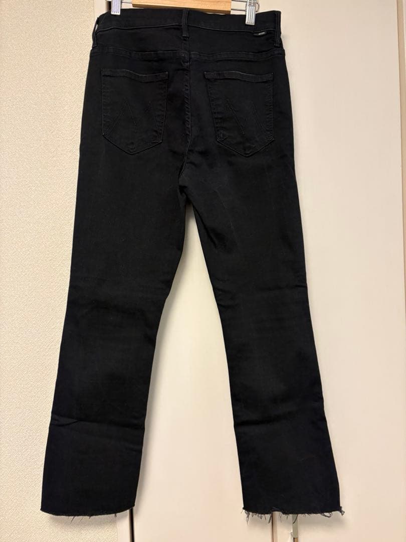 Deuxieme Classe MOTHER INSIDER CROP デニム黒