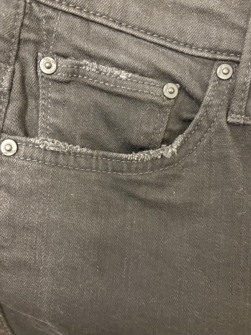 Deuxieme Classe MOTHER INSIDER CROP デニム黒