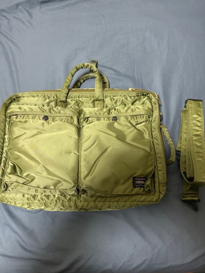 ポーター タンカー 3wayバッグ セージグリーン B4