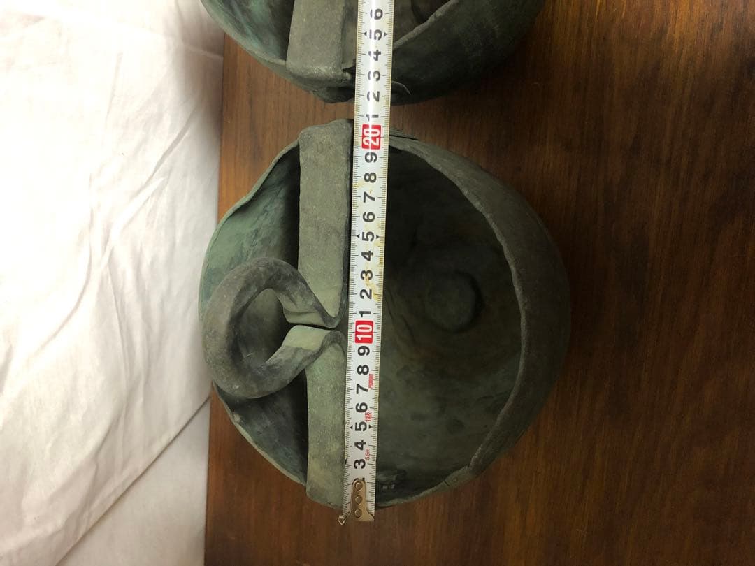 釣瓶/2個セット/アンティーク　緑錆