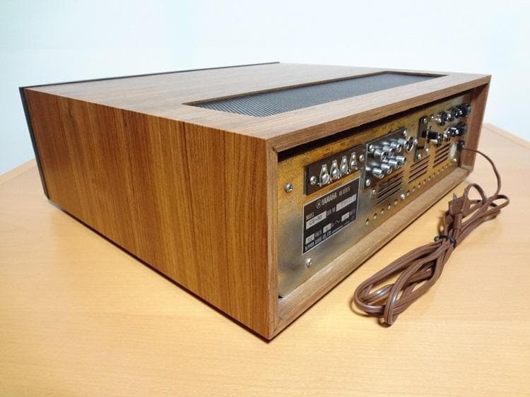 実働 YAMAHA CS-50 ステレオレシーバー専用ケーブル付属 1975年製