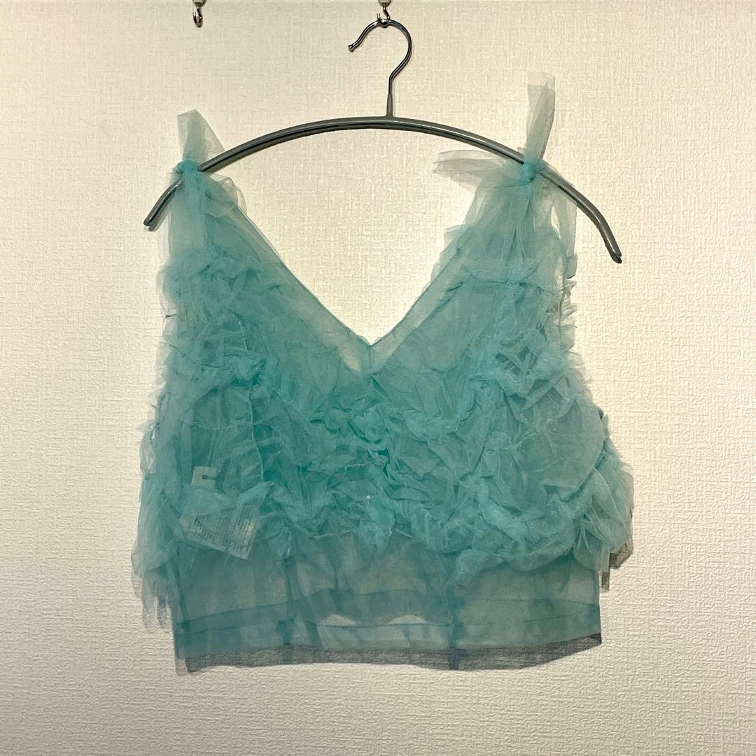 【chika kisada】beams別注　チュール　トップス