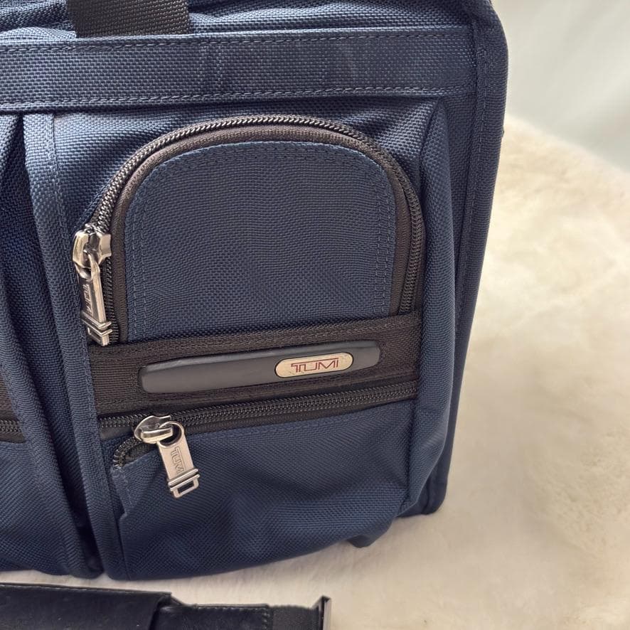 美品✨希少✨3way TUMI ビジネスバッグ リュック ネイビー×黒