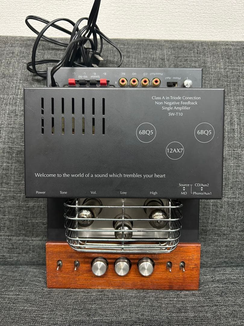 真空管　プリメインアンプ　SW-T10 スピーカーセット