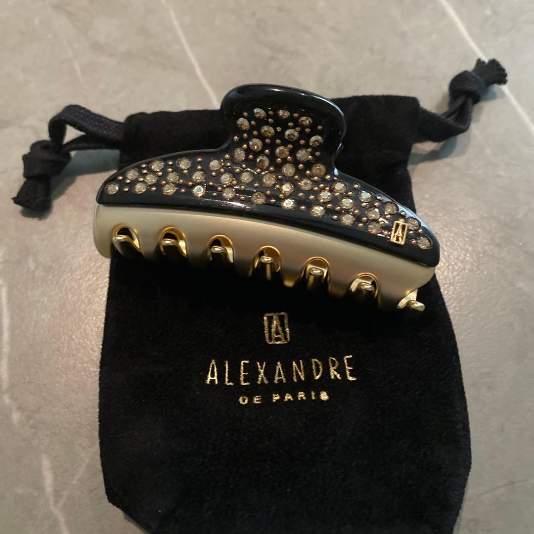 新品未使用 アレクサンドルドゥパリ ヘアクリップ スワロフスキー