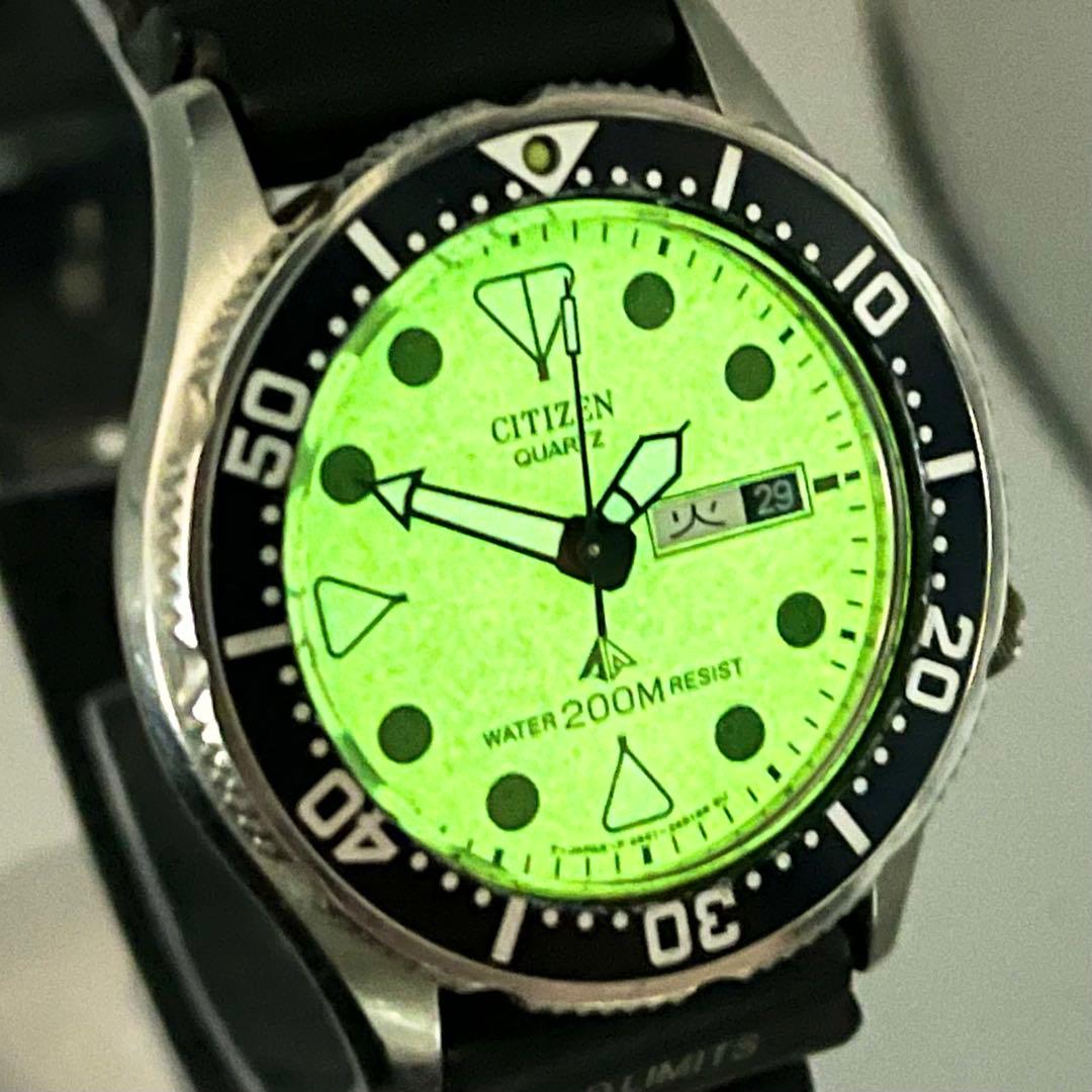 【美品/稼働✨】シチズン ダイバーズ ウォッチ 2851-266056 腕時計
