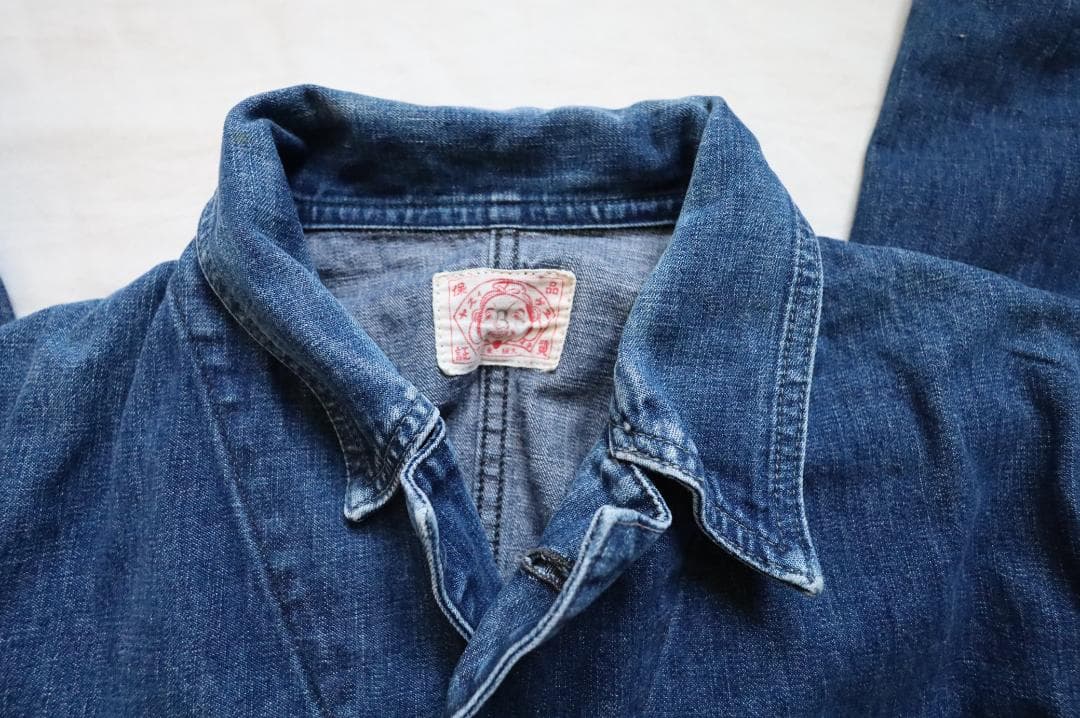 【ハイホー様用】エヴィス オールインワン インディゴ ツナギ サイズ38