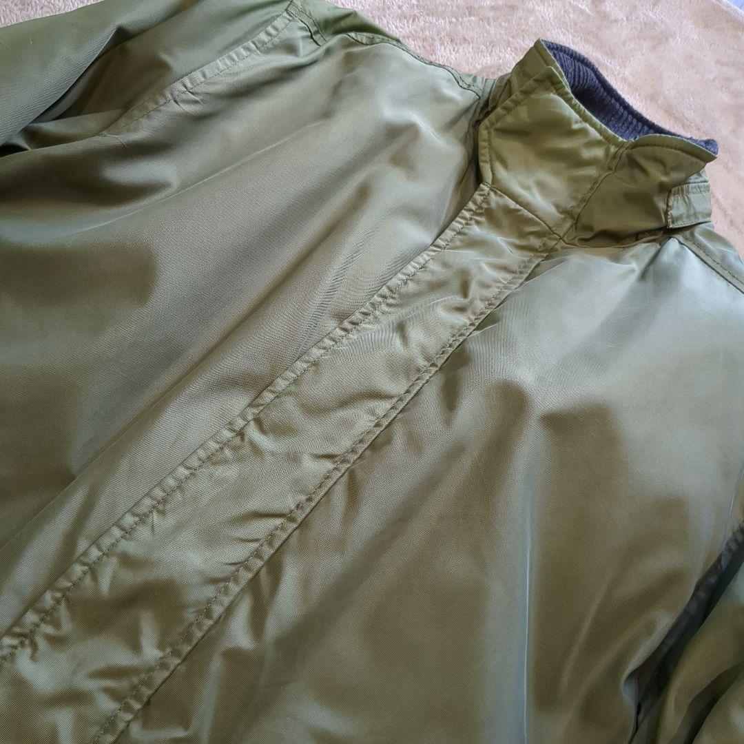 m*離様 90年代 ポロ　ラルフローレン　アーミーダウンジャケット　オリーブグリ