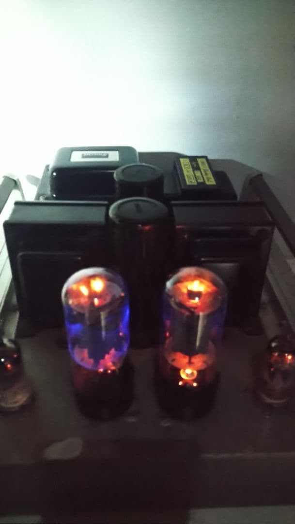 真空管アンプ 6L6シングルSRPPステレオ個人製作