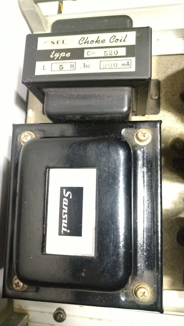 真空管アンプ 6L6シングルSRPPステレオ個人製作