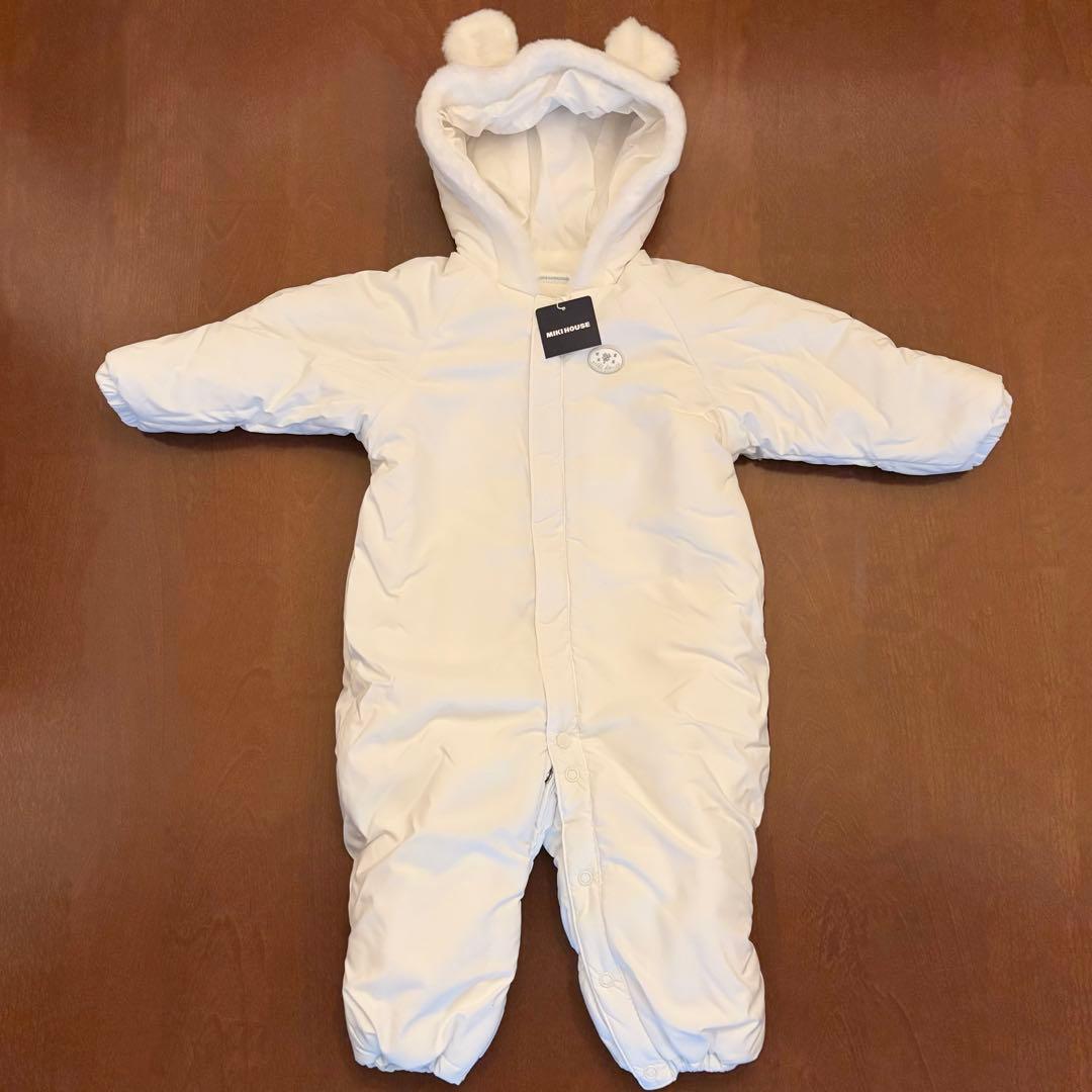 ミキハウス くま耳 ツーウェイオール 60-80cm hello133