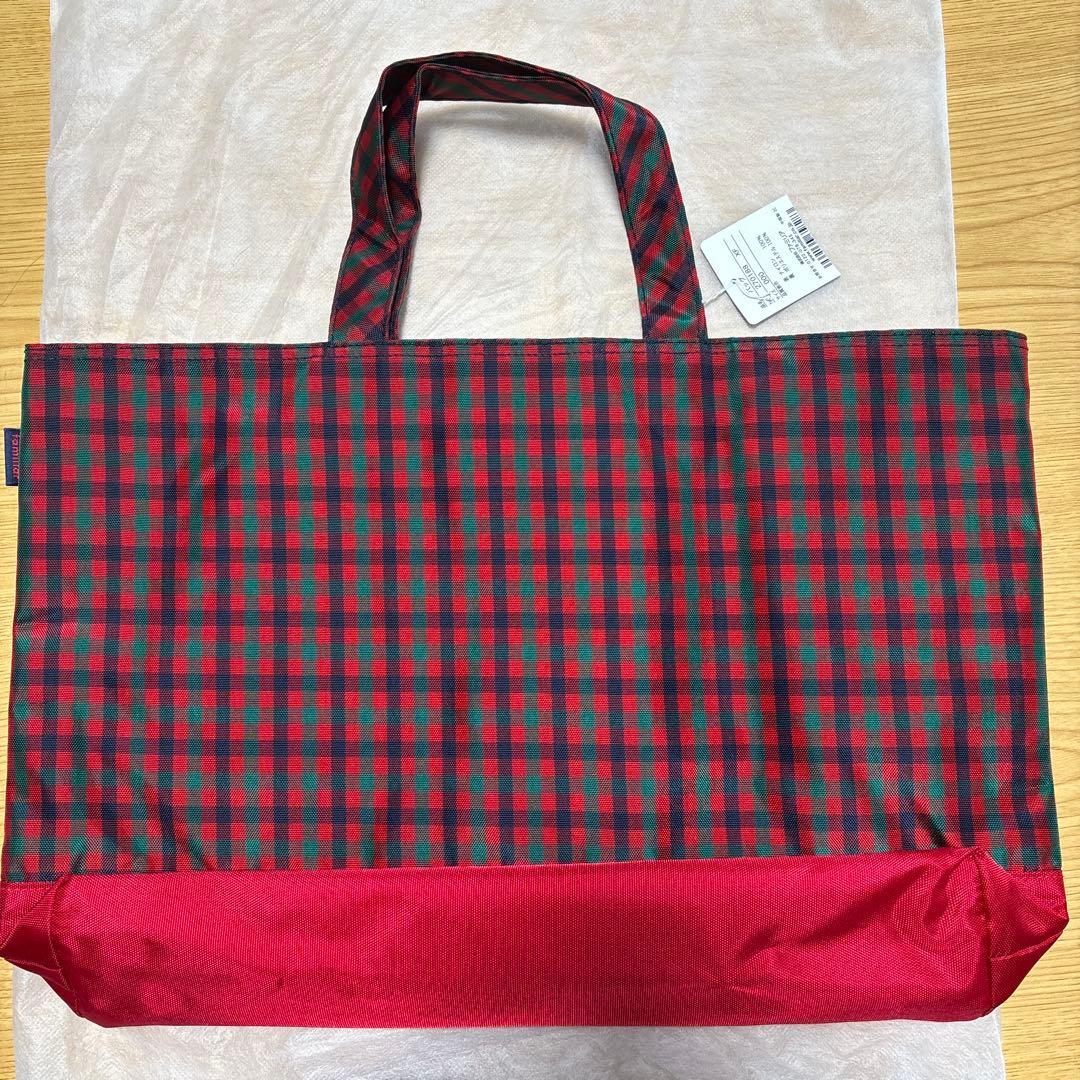 ファミリア　レッスンバッグ　レッド