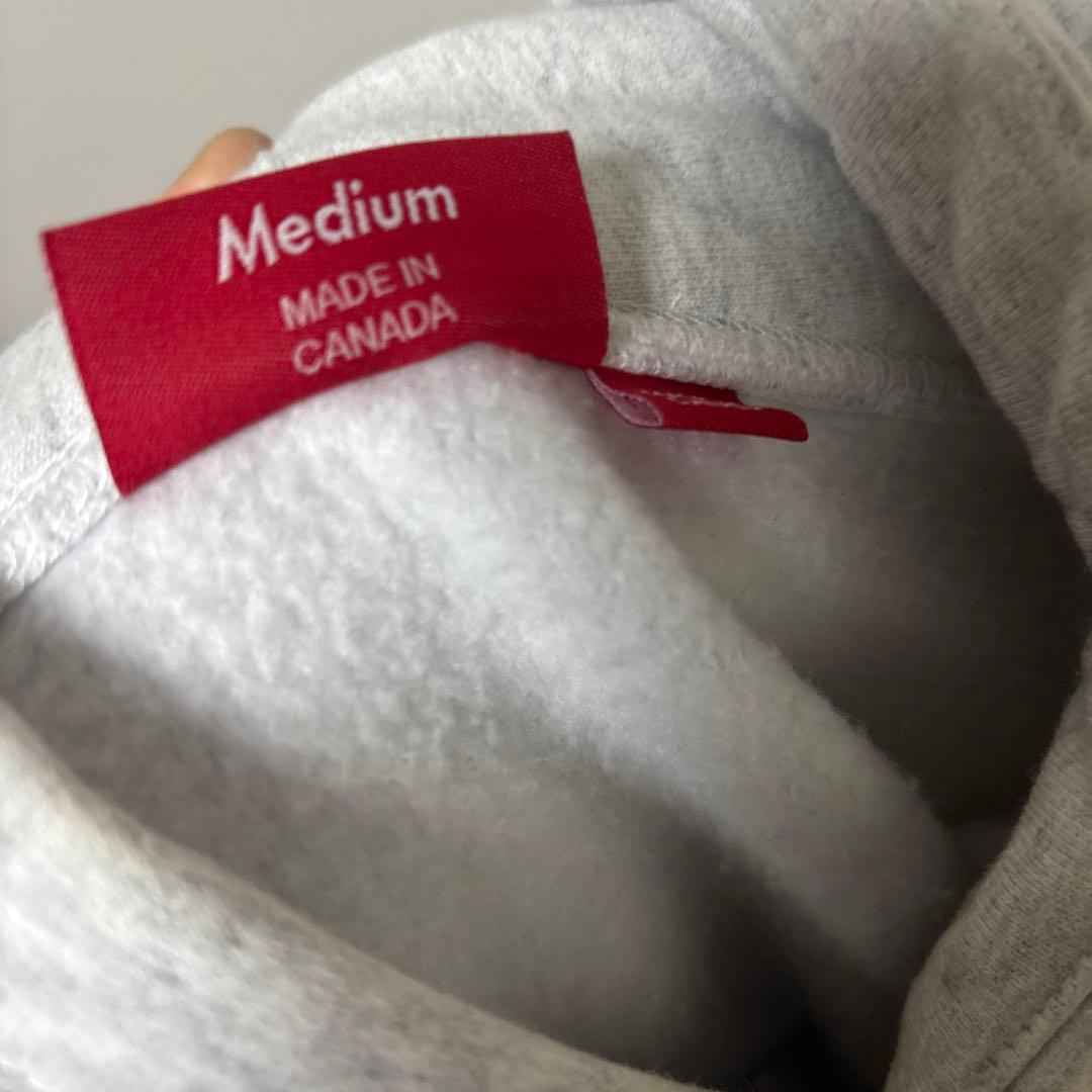 Supreme カモフラージュロゴ パーカー グレー