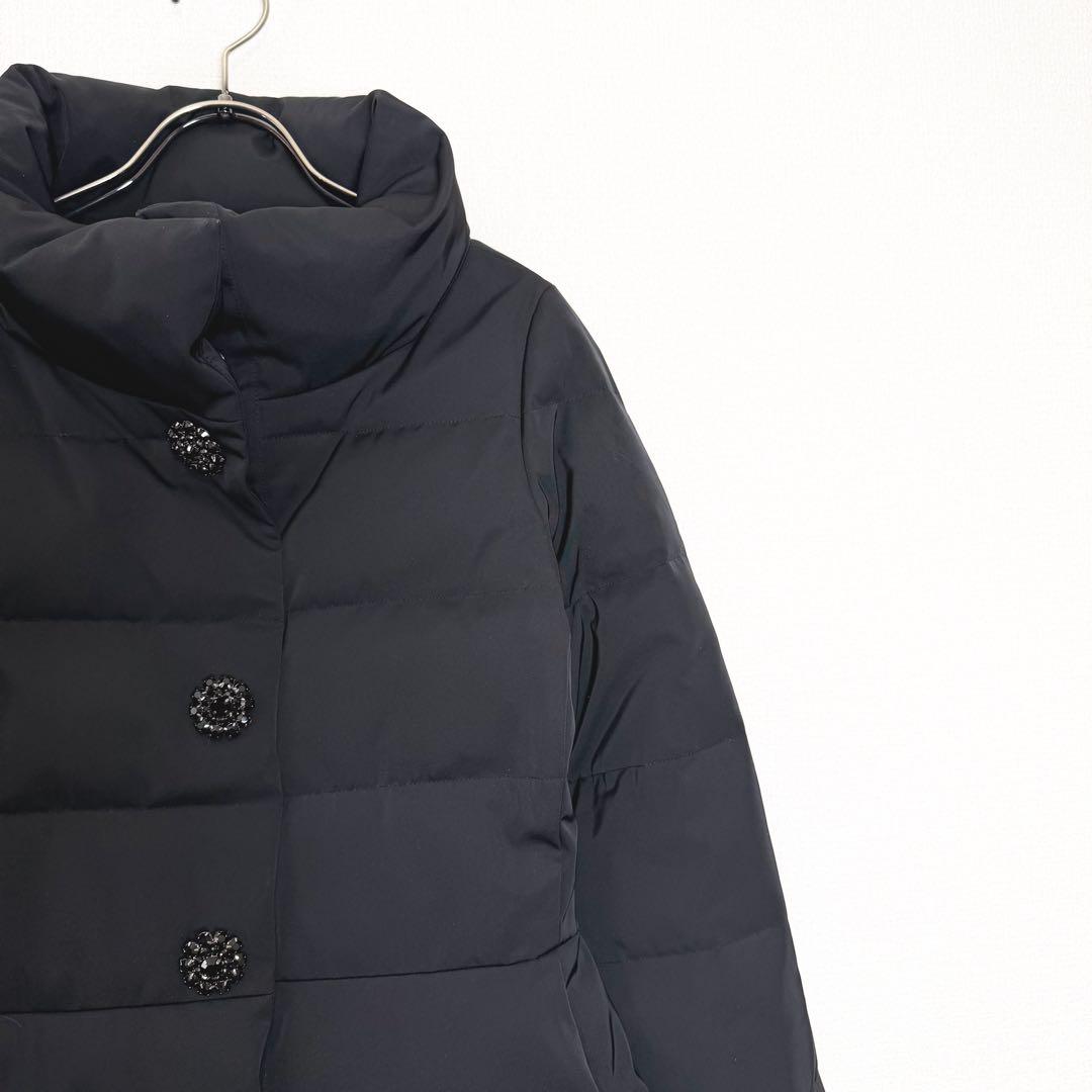 Kate Spadeケイトスペード ダウンジャケット コート リボン ブラック