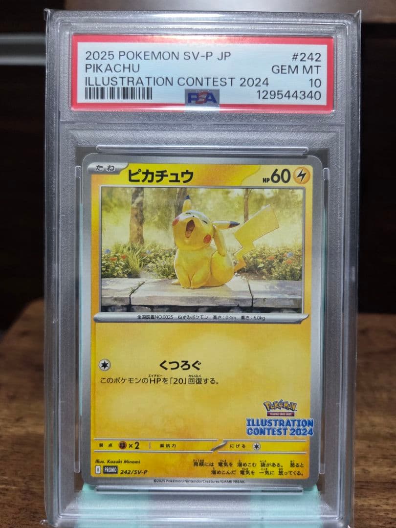 H*o様 PSA10　ピカチュウ プロモ　242/SV-P　2024年イラストコ