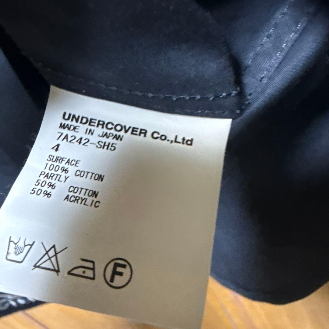 UNDERCOVER ブラック 長袖シャツ サイズ4