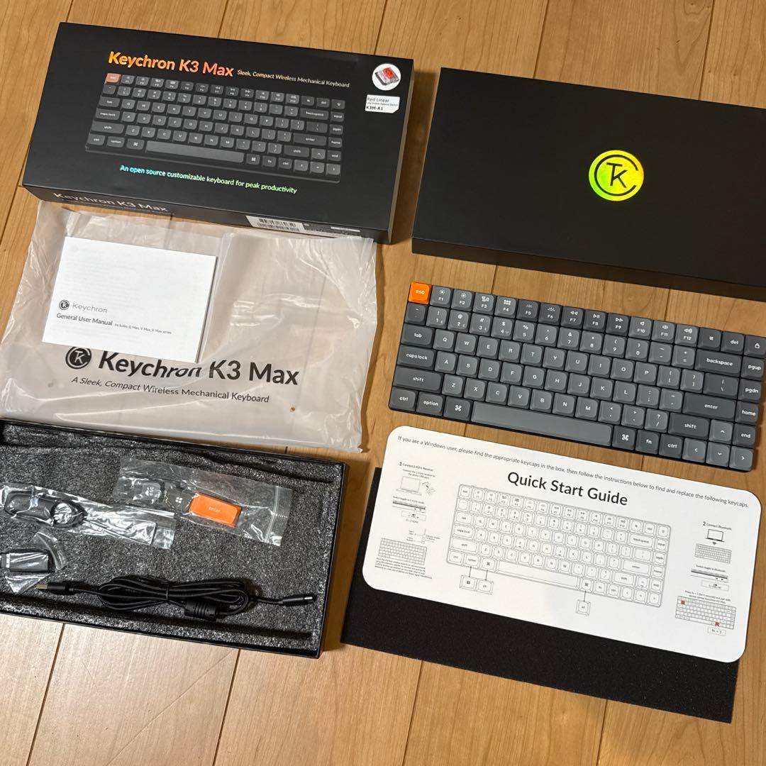 Keychron K3 Max QMK 赤軸