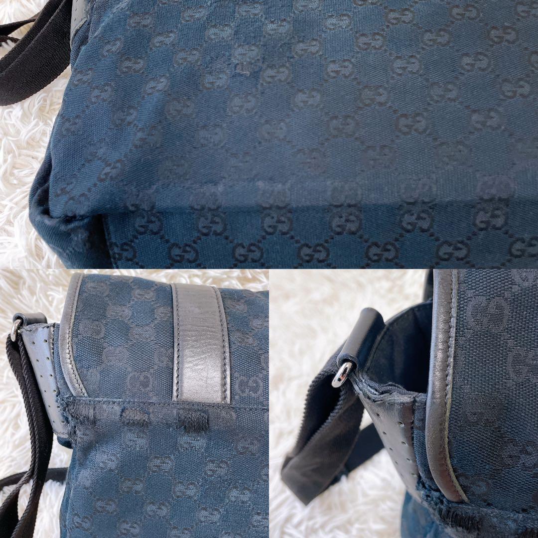 GUCCI ショルダーバッグ GGキャンバス クロスボディ　145858