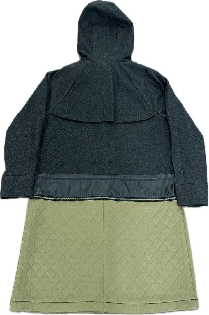 ヴィヴィアンタム コート 2WAY丈 フード 裾切替 ショート丈にも