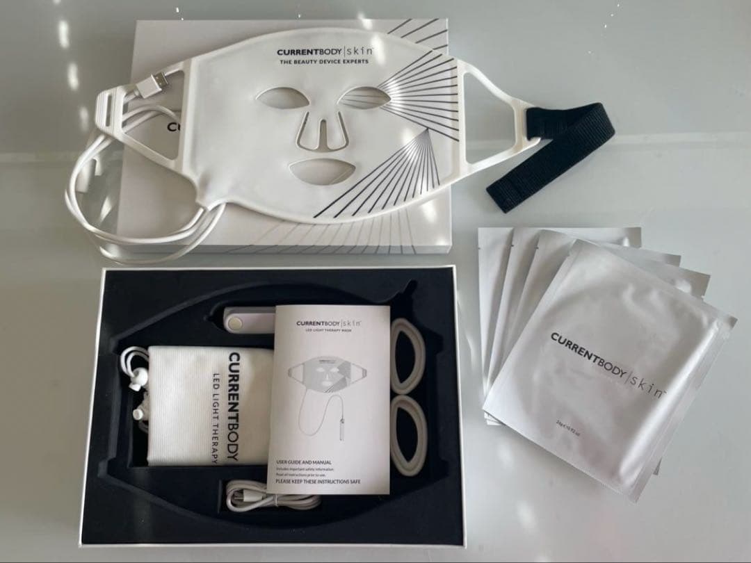 美品CurrentBody Skin カレントボディ LEDライトセラピーマスク
