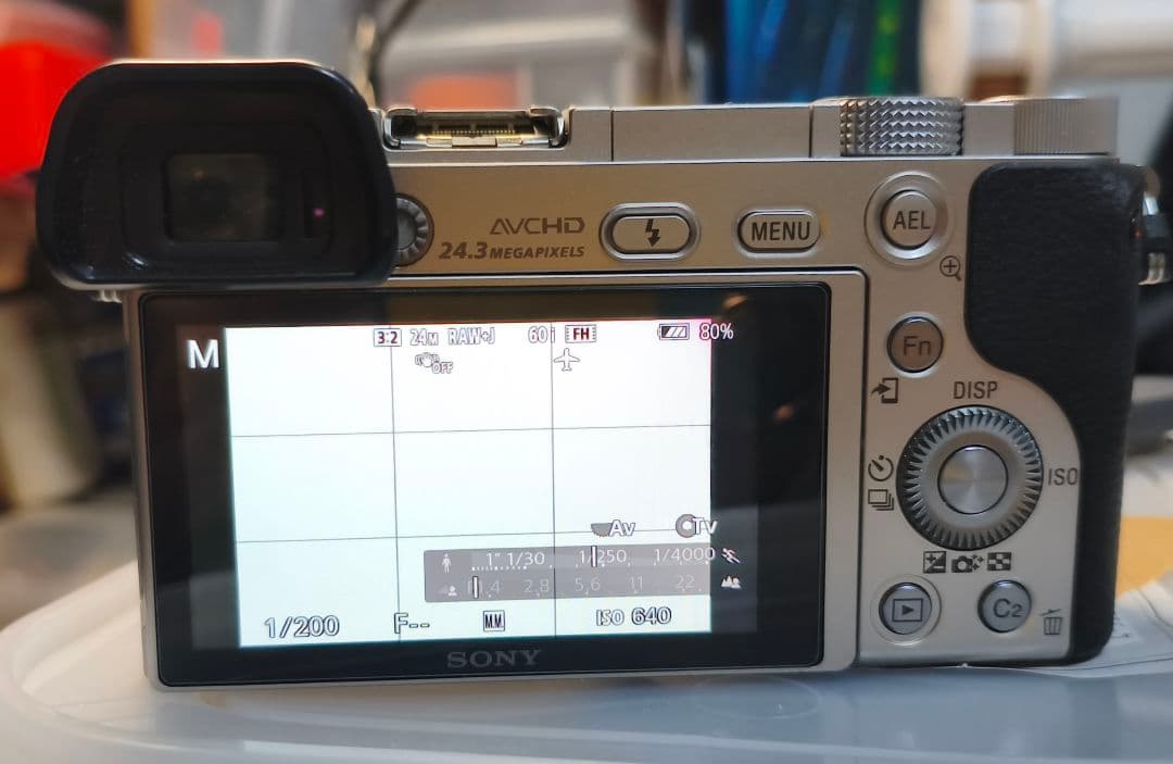 SONY α6000 シルバー　美品　シャッター数極小