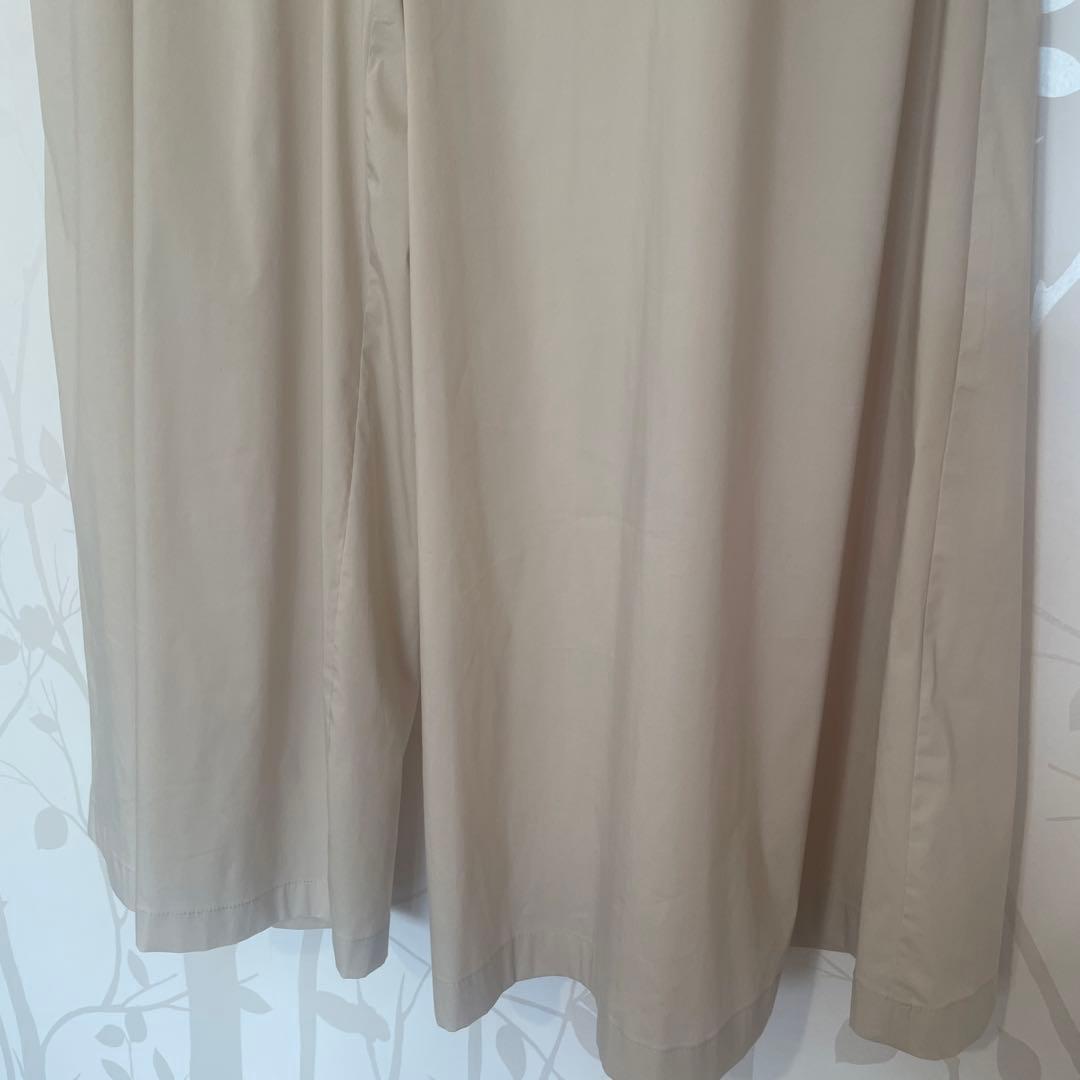 【新品】リビアナコンティ　パンツ　ワイドパンツ　ベージュ　ストレッチ　44 3L