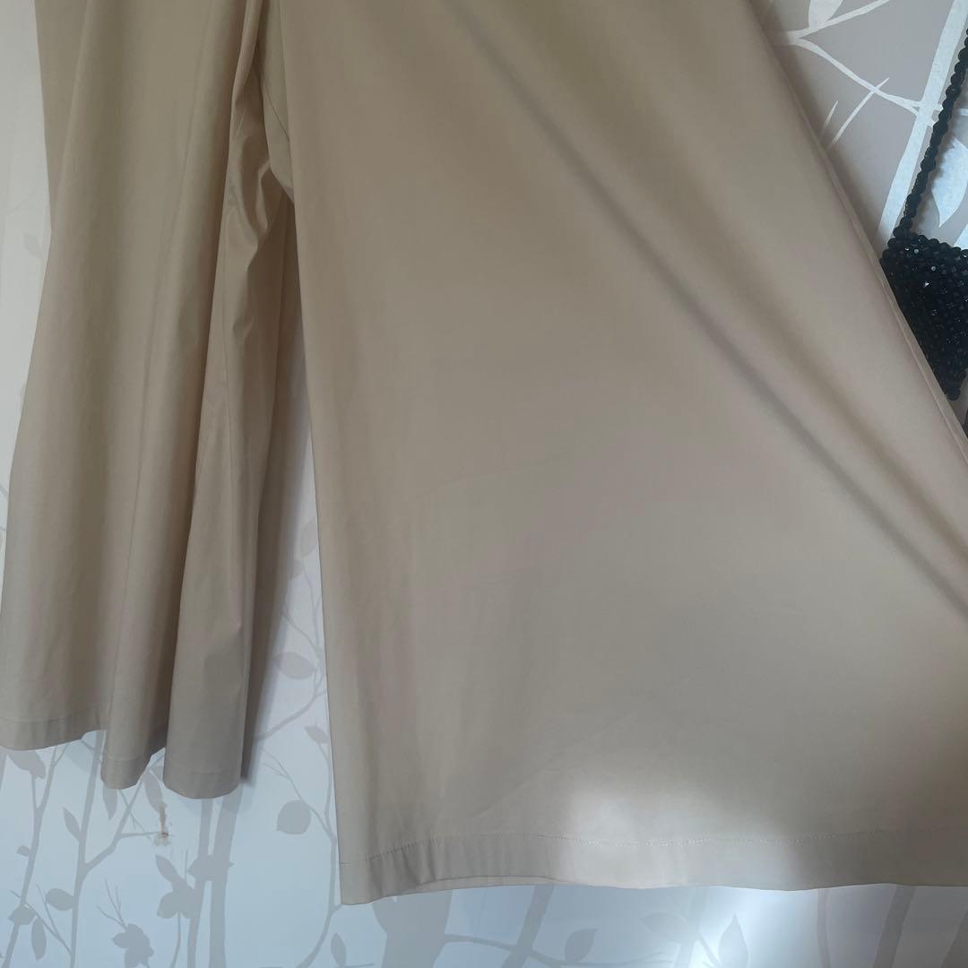 【新品】リビアナコンティ　パンツ　ワイドパンツ　ベージュ　ストレッチ　44 3L